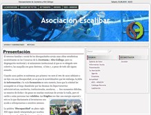 Tablet Screenshot of escalibar.org